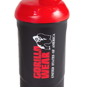 Gorilla Wear Wave Shaker 600ML - Black/Red